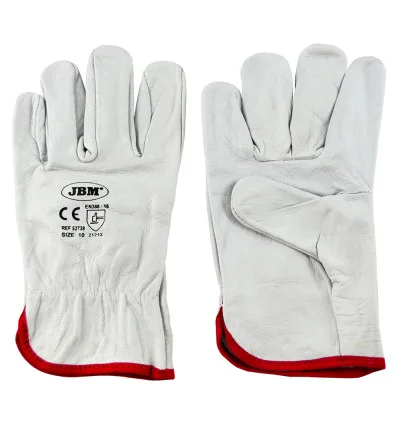 Gants en peau 10"