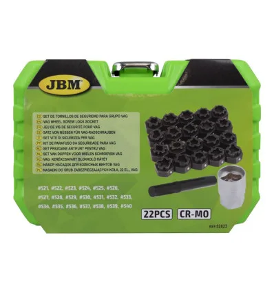 Kit di viti di sicurezza per vag