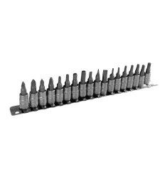 Set di 18 punte per cacciavite 1/4"