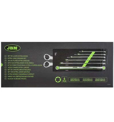 Kit di 6 chiavi extra lunghe a stella Torx