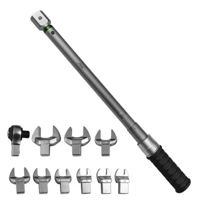 Clé dynamométrique avec la tête interchangeable 200nm