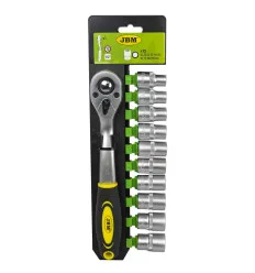 Cliquet 72 dents de 1/2" avec douilles 6 pans