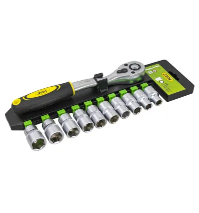 72-Tooth 1/2" Ratchet with Hex Sockets