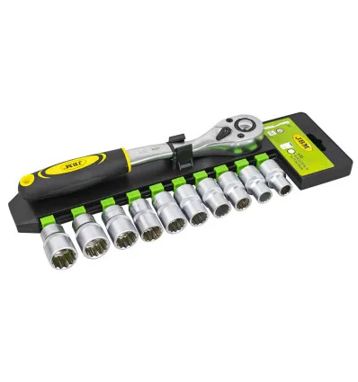 72-tooth ratchet with 12-point sockets