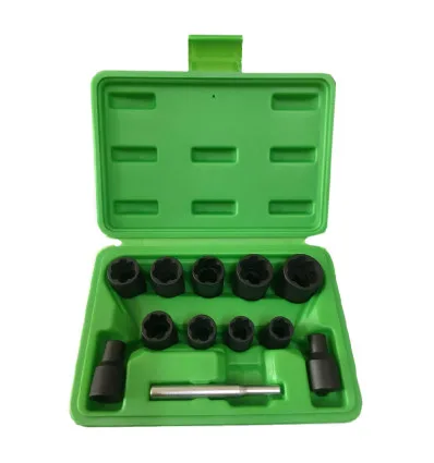 Set de douilles twist 3/8" extraction d'ecrous endommagés 6-19mm