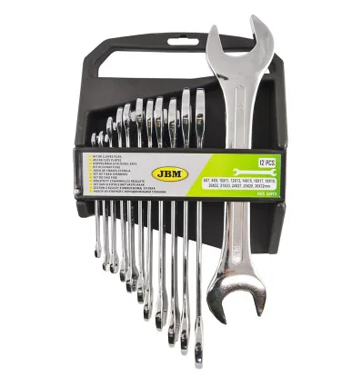 Set di 12 viti a testa piatta - lucido