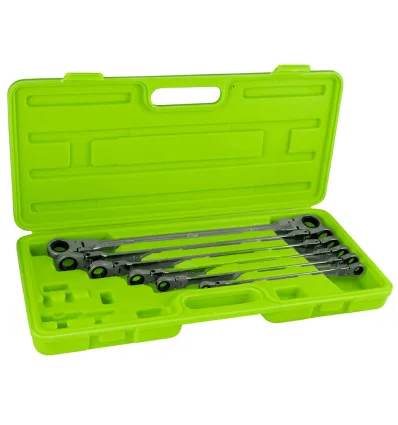 Jeu de 6 clés a cliquet articulées