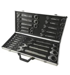 Set du 22 clés combinées avec cliquet
