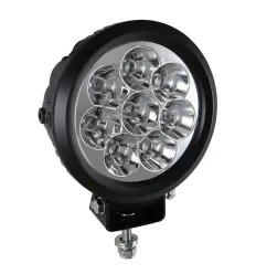 8 LED 80W round work light focused light