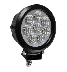 8 LED 80W round work light diffused light