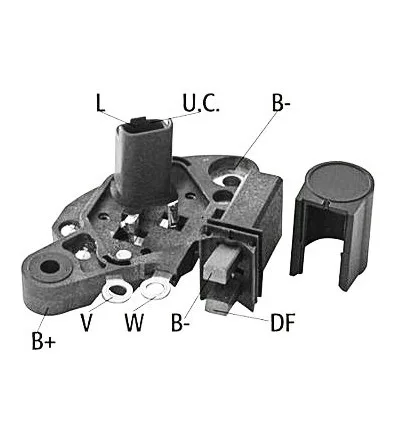 Regulateur Alternateur Renault Clio Espace 3 Kangoo Laguna Master 2 Megane Scenic Trafic 1 Twingo 1