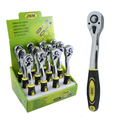 Chrome 72-tooth 1/4" 145mm ratchet