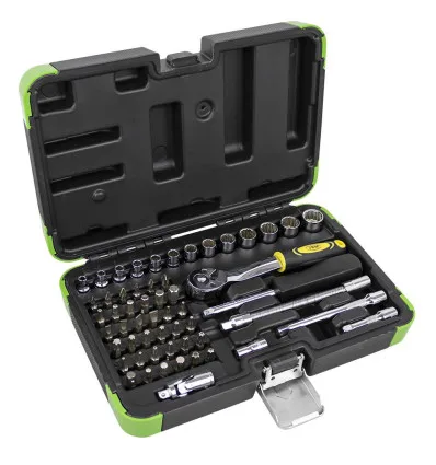 Coffret de douilles 56 pièces 12 pans