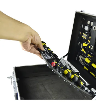 Aluminum socket set 108 pieces 3/8"