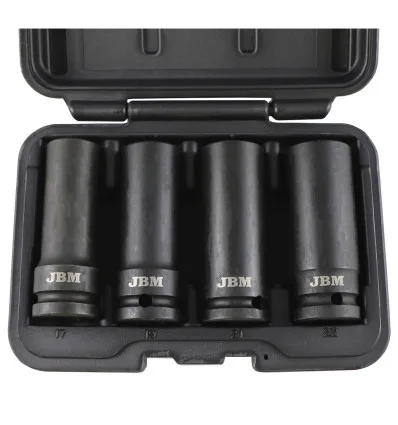 Kit de 4 douilles à impact pour vis de sécurité