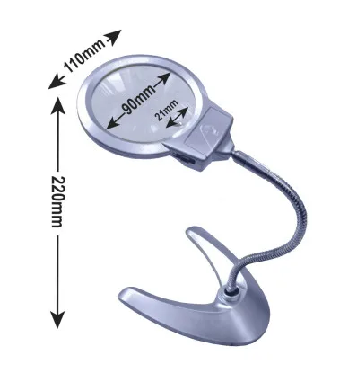 Loupe led de table