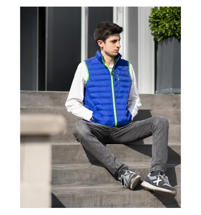 Gilet verde-blu t.l