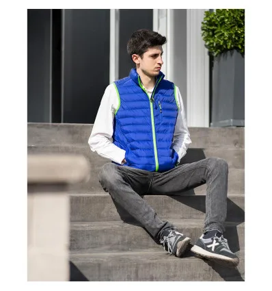 Gilet verde-blu t.xl
