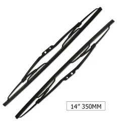 Universal double windshield wiper blade 14" 350mm