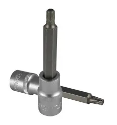 Douille 6 pans Torx 1/2" 6 pans Torx pointe t25 100mml