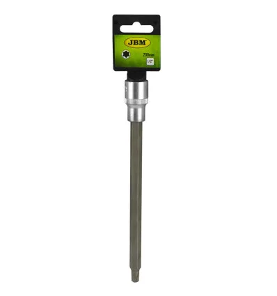 Douille 6 pans Torx 1/2" 6 pans Torx pointe t70 200mml