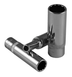 1/4" 12-point XZN socket for 10mm (50mmL), chrome