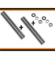 2 Kit roulement avec 2 axe de brasTrain arrière pour Peugeot 206