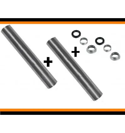 2 Kit roulement avec 2 axe de brasTrain arrière pour Peugeot 206