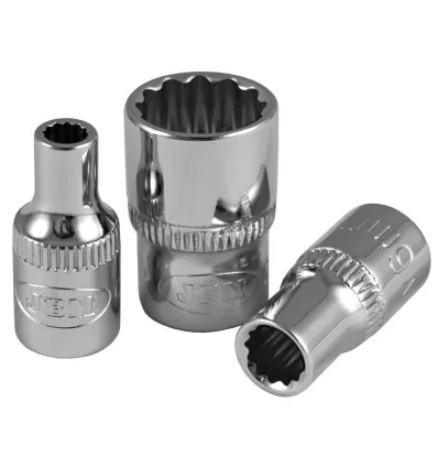 1/4" 12-point XZN small socket 14mm, chrome-plated