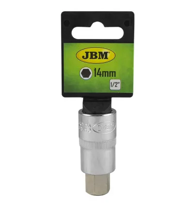 Embout de bout 14 mm - chromé