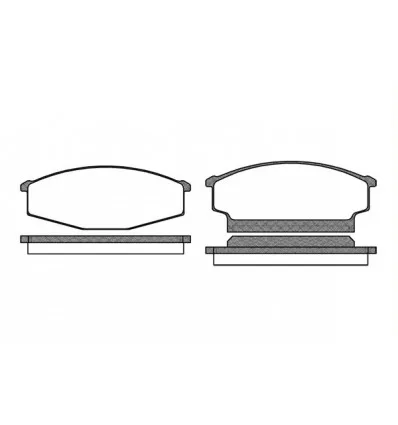Plaquettes de frein avant Nissan Patrol GR 2.8 TD
