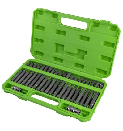 Coffret 42 embouts de vissage 6 pans Torx 12 et 6 pans
