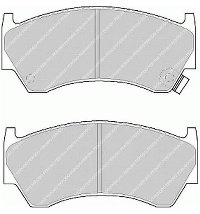 FRONT BRAKE PAD SET NISSAN ALM ERA