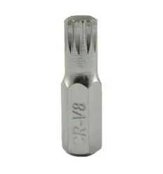 M8 pointe allen avec 12 pans XZN de 8mm chrome