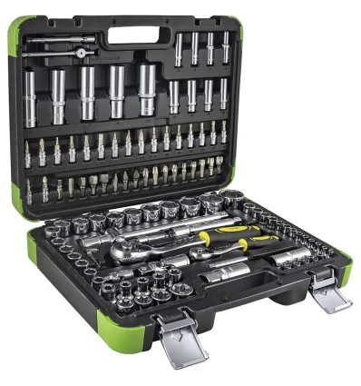 Coffret de douilles chromées 108 pièces 6 pans