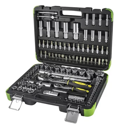 Coffret de douilles chromées 108 pièces 6 pans