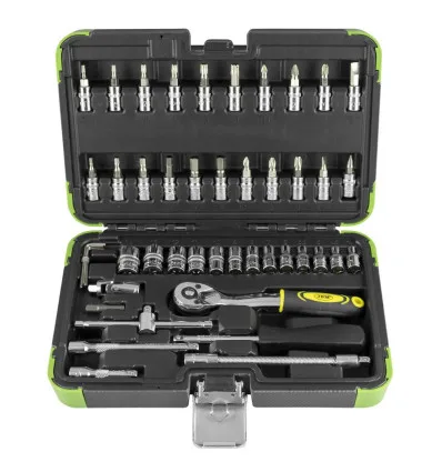 Coffret de douilles de 46 pièces 6 pans