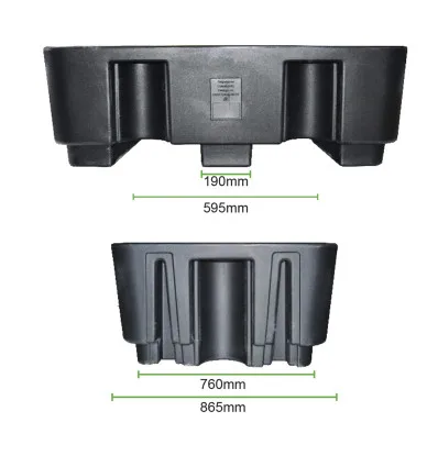 Réservoir pour 2 futs verticaux special europallet