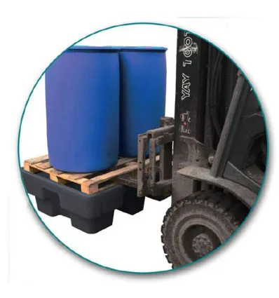 Réservoir pour 2 futs verticaux special europallet