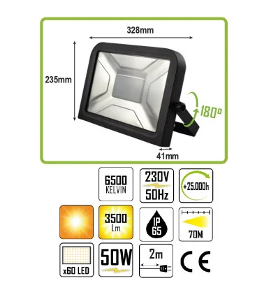 Faro led da 50w