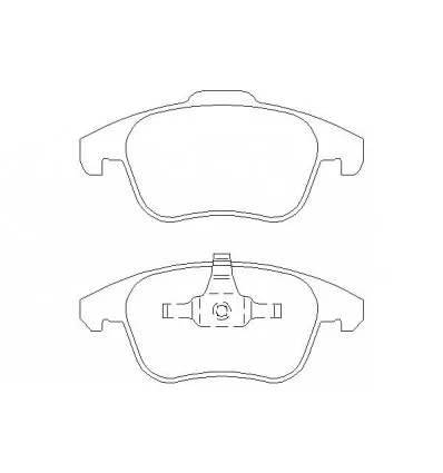 Front brake pad set Citroen C4 Picasso DS4