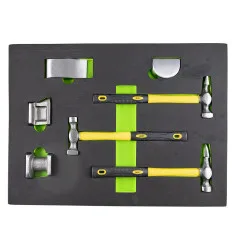 Tray with resurfacing kit