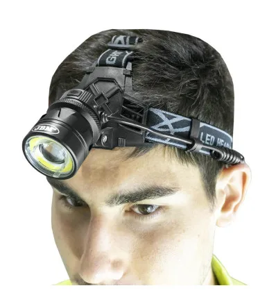 Portatile con luce frontale da testa 800 lm (cob + cree)