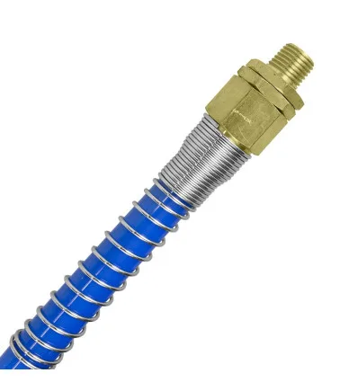 Tuyau spiral pneumatique 10 mm - 15 m - connecteur 1/4"