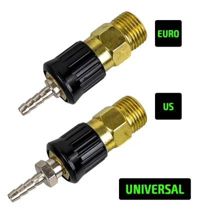 Connecteur rapide avec fixateur de protection femelle - filetage externe ¼”
