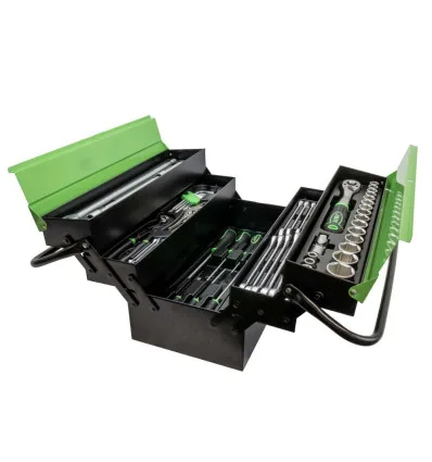 Kit de 64 pièces dans le boîtier en métal