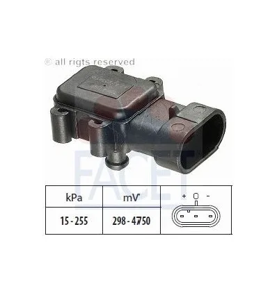 Intake pipe pressure sensor Renault 1.5 1.9 Dci Dti Opel Dti