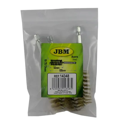 Kit di 3 spazzole di pulizia in ottone (ref.53650)