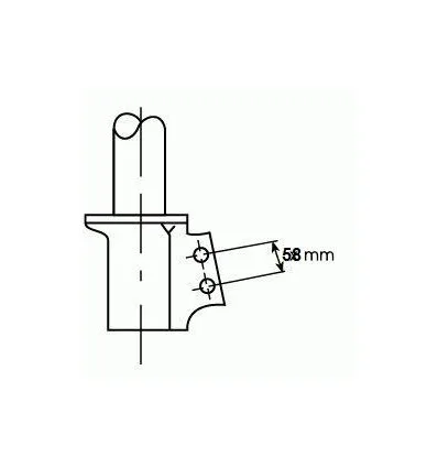 Renault Clio 2 front shock absorber