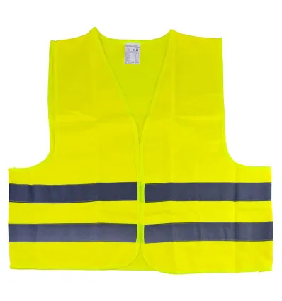 Gilet jaune fluo homologué - 2 mètres